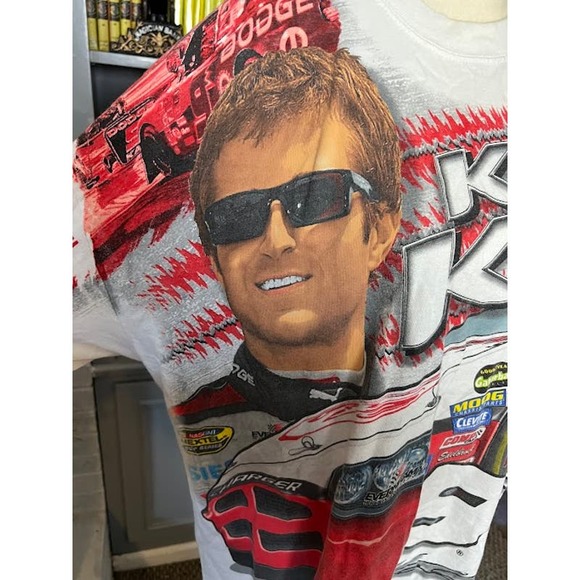 2007 NASCAR Kasey Kahne All Over Print Tee by Chase Authentics XL - Picture 3 of 8